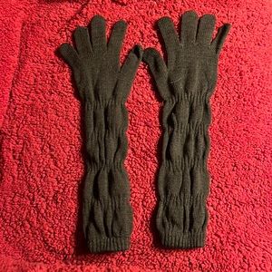 Elbow length stretch gloves